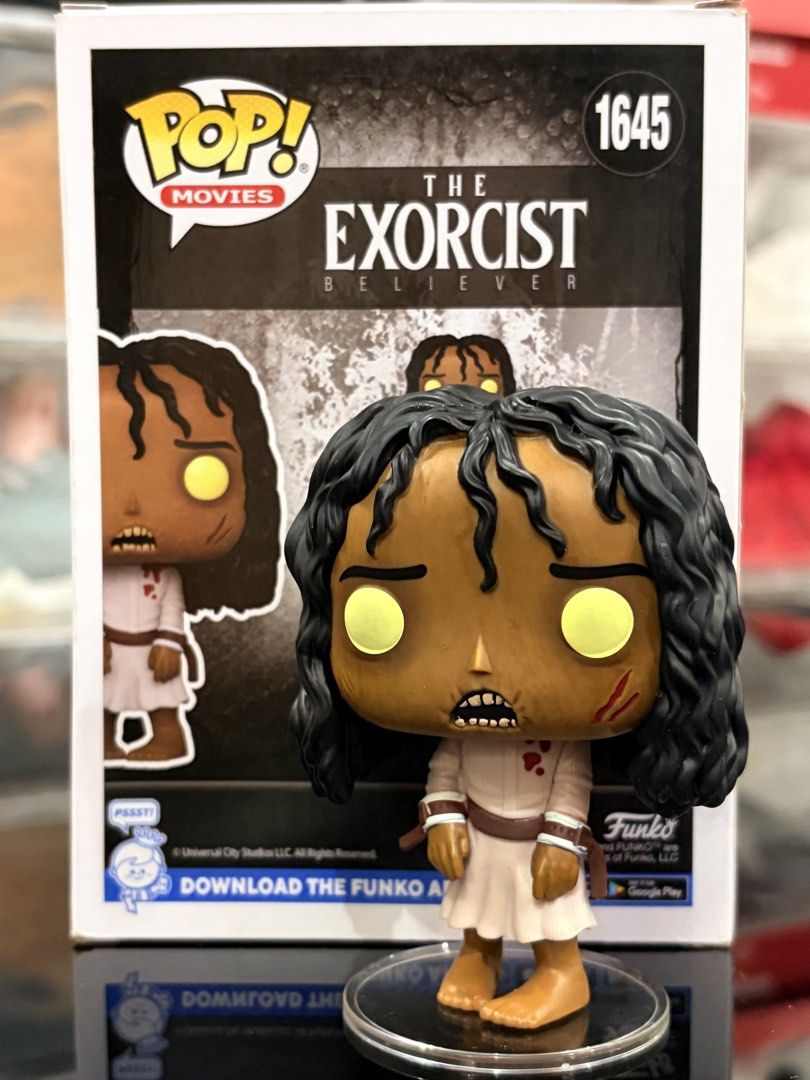 The exorcist angela (Category: Designer & Blind Box Toys) located in Makati City. Submitted by tomypom (Listing ID 1448583246, Image 2). Description: Authentic Funko pop The exorcist Angela ***free hard case*** See pictures for more details .
