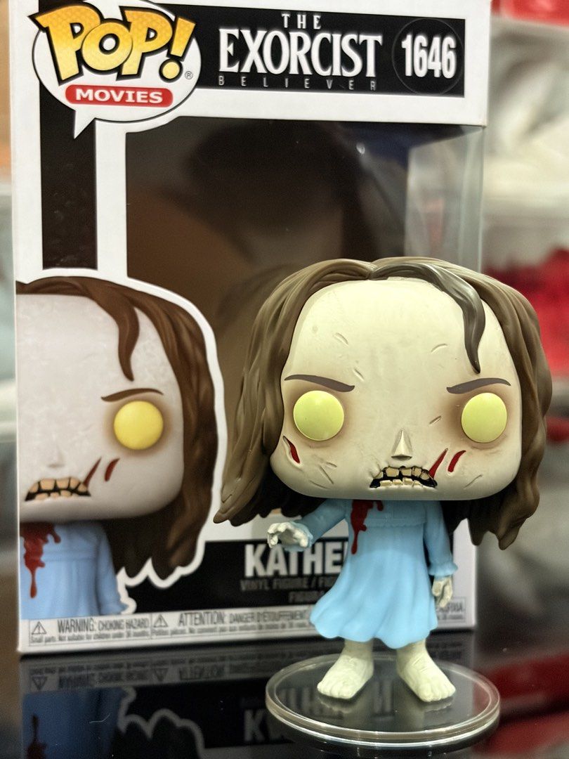 The exorcist katherine (Category: Designer & Blind Box Toys) located in Makati City. Submitted by tomypom (Listing ID 1448583038, Image 2). Description: Authentic Funko pop The exorcist Katherine ***free hard case*** See pictures for more details .
