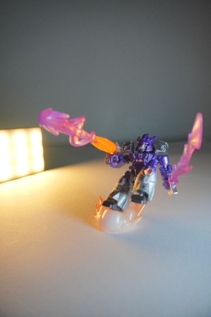 Transformers Galvatron Defender 05 Special Armor Type (Category: Action & Battle Toys) located in San Mateo. Submitted by kittenmallows (Listing ID 1448523891, Image 2). Description: Selling my spare SC Galvatron. Complete and includes all in the pic. He is built, and bought only for toy photography. Card is also scanned. Price is negotiable..