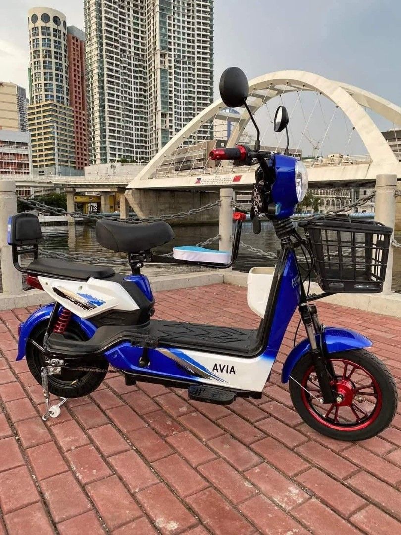 tricolor 2wheels ebike (Category: Bicycles) located in Manila. Submitted by saguittarian06 (Listing ID 1448635874, Image 1). Description: 9600 Tricolor 2-WHEELS E- BIKE Note:(Di po kasama baby carrier ) Alloy shock Alloy mags at may kulay Alloy motor With foot rest NEW DIGITAL GAUGE Digital Display control speedometer Specifications: ORIGINAL BATTERIES Original Alloy Motor brand batteries 48V12Ah battery 350 Watts Brushless Hub Motor 40-50Km Rang