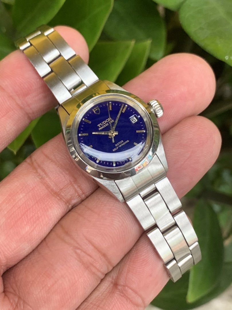 Tudor Princess Oyster Date (Category: Luxury Watches) located in Manila. Submitted by mpkronos_official (Listing ID 1448627677, Image 2). Description: Princess Oyster Date ref.7614 Lapis Lazuli Dial 75,000 only.
