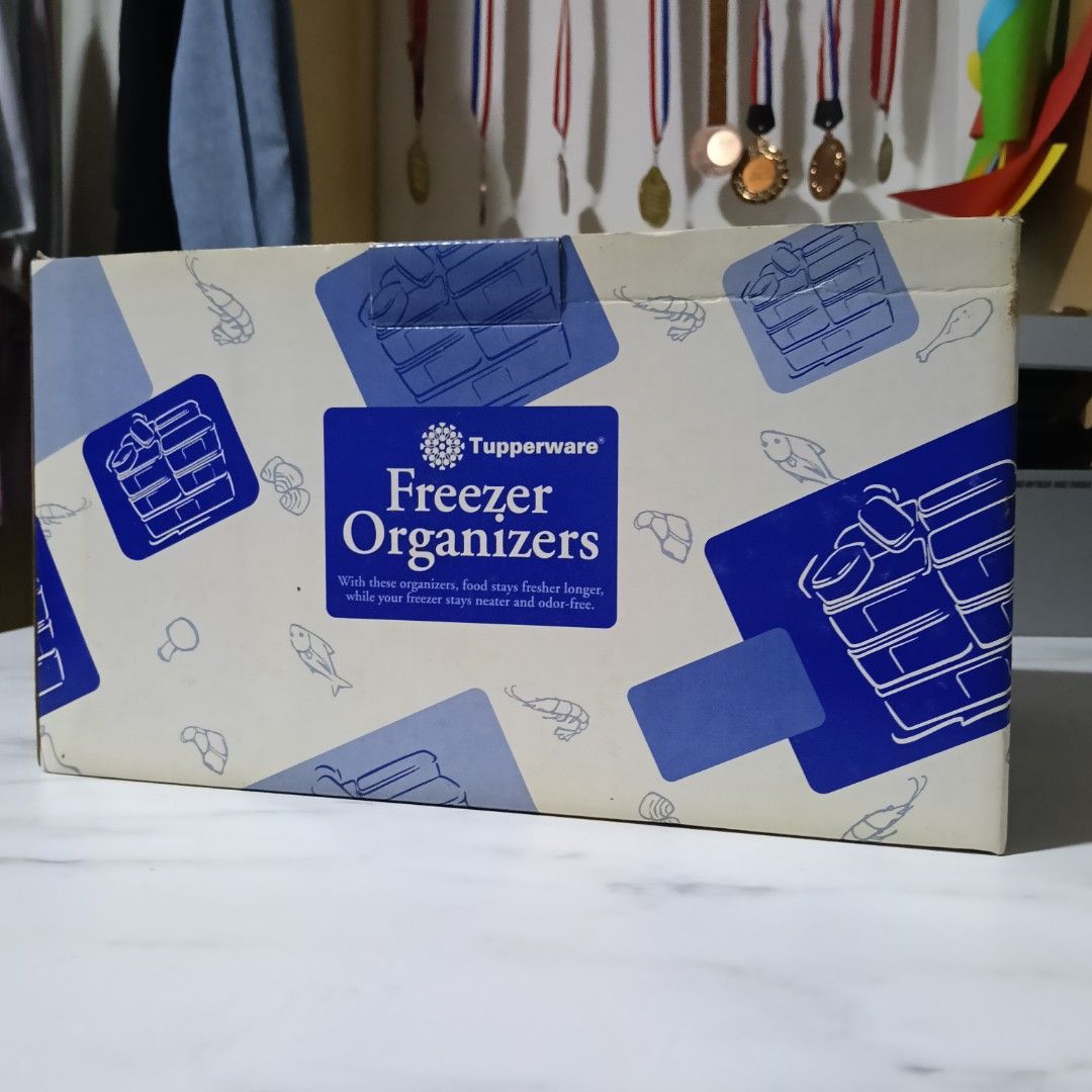 tupperware freezer organizers set