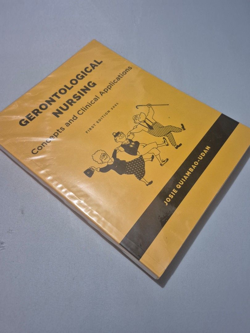 Udan's Gerontological Nursing (Category: Textbooks) located in Manila. Submitted by gyulhann (Listing ID 1448647264, Image 1). Description: - good as new - with plastic cover, minimal pencil marks in the assessment part but can be erased (picture above).