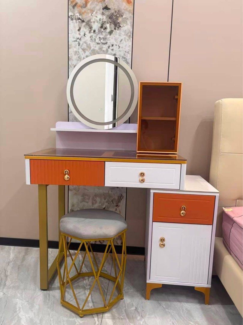 Vanity Dresser with Led Mirror and Stool (Category: Tables & Sets) located in Valenzuela. Submitted by jhagonzales (Listing ID 1448561324, Image 2). Description: .