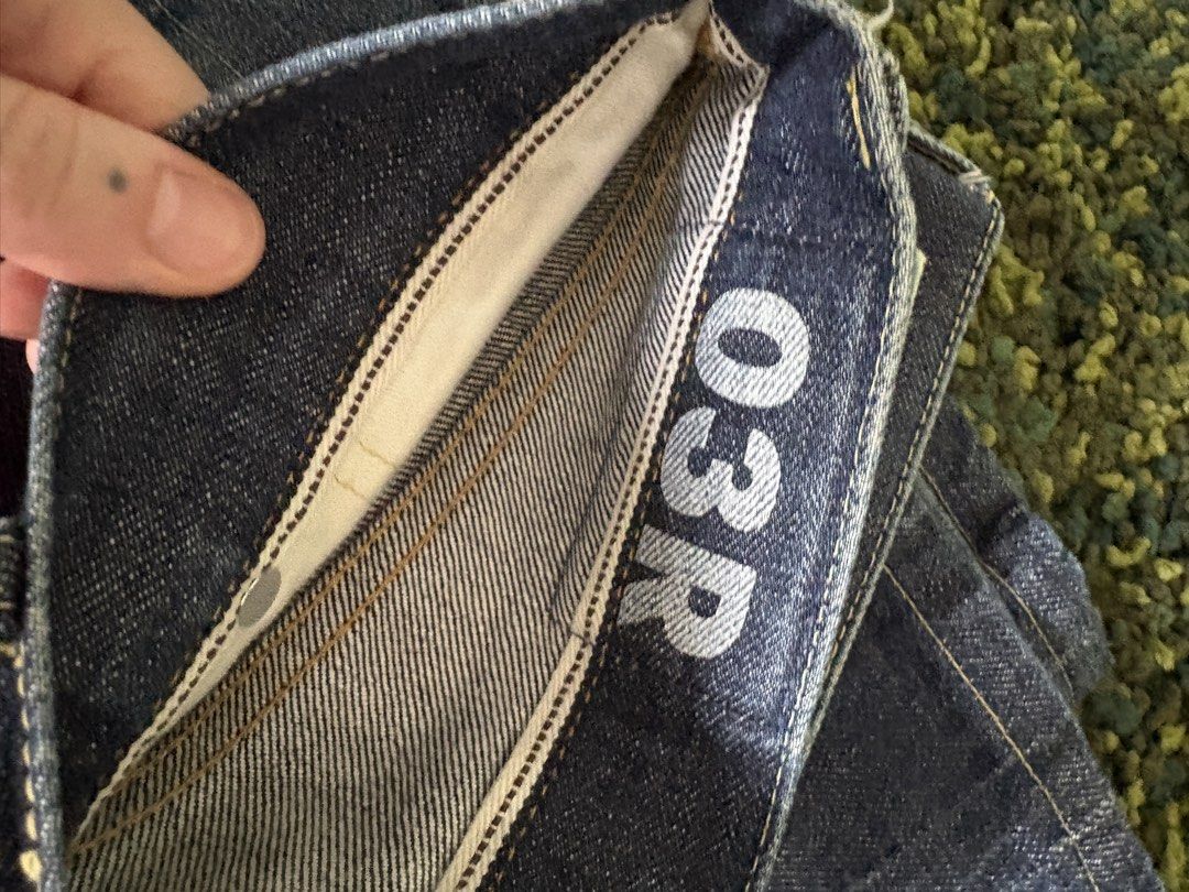 Visvim Denim Jeans W34 L30 (Category: Jeans) located in Taguig. Submitted by trashpalace_ (Listing ID 1448578265, Image 2). Description: - Visvim Social Sculpture Denim Jeans - Size: W34 L30 - Made in Japan - Dark wash denim with subtle fading - Classic five-pocket design - Button fly closure - no damages .