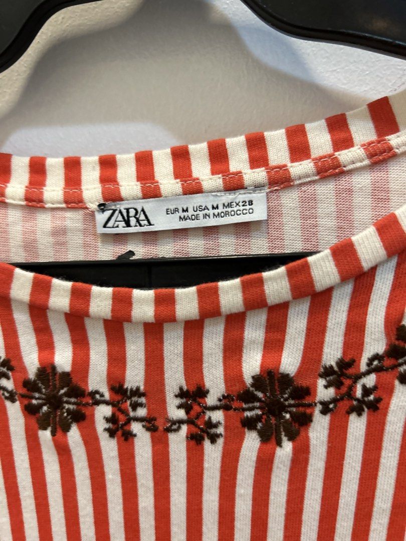 Zara shirt women (Category: Shirts) located in Taguig. Submitted by mia.thrift (Listing ID 1448506963, Image 2). Description: dm if interested Size M.