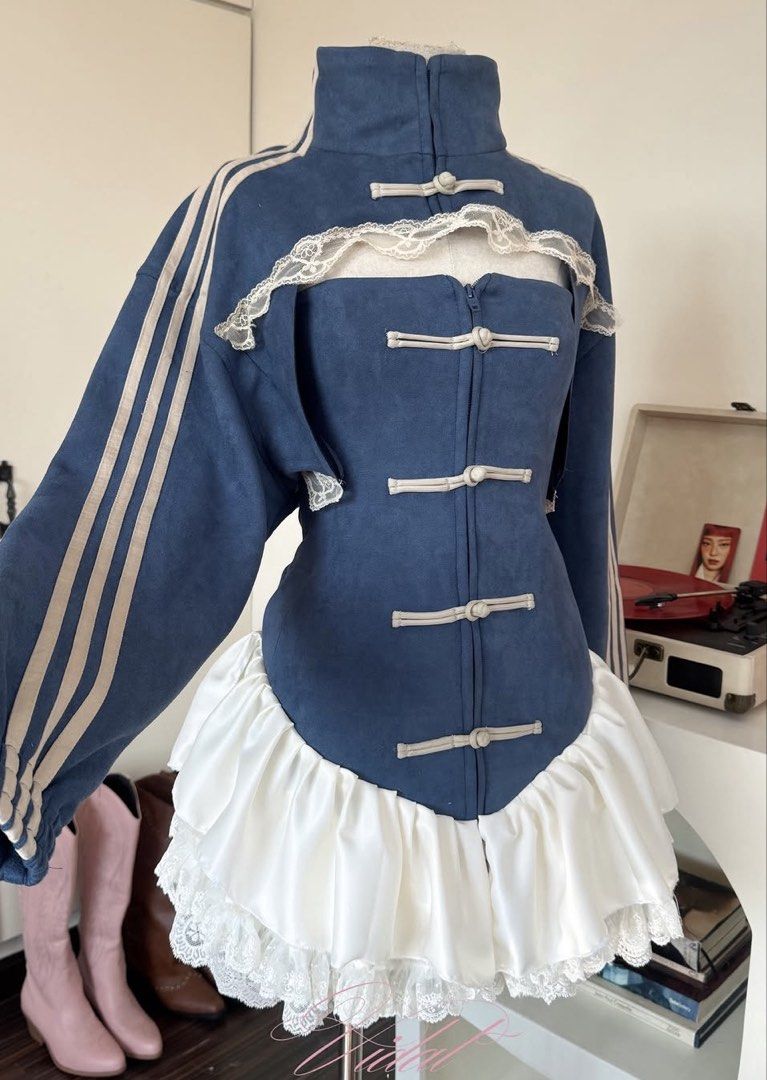 Adidas Blue CNY Dress (dear vidal) (Category: Dresses) located in Quezon City. Submitted by sofia.1st (Listing ID 1453201989, Image 1). Description: -USED ONCE -WHEN WORN PICS ARE POSTED -SIZE XXS-XS (23 waist-30 bust) -📍QC .