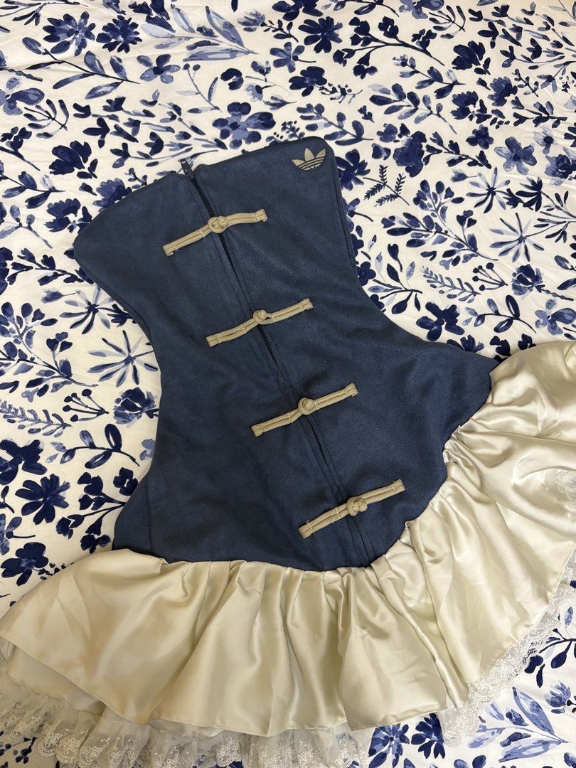 Adidas Blue CNY Dress (dear vidal) (Category: Dresses) located in Quezon City. Submitted by sofia.1st (Listing ID 1453201989, Image 3). Description: -USED ONCE -WHEN WORN PICS ARE POSTED -SIZE XXS-XS (23 waist-30 bust) -📍QC .