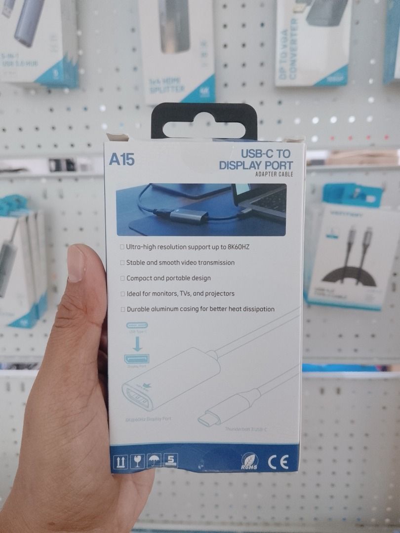 AD-Link (A15) USB-C to Display Port Adapter 0.2m (Category: Computer Parts) located in Pasig City. Submitted by technofuseofficial (Listing ID 1453148271, Image 3). Description: AD-Link (A15) USB-C to Display Port Adapter 0.2m Brand New and Original Items Store Location: 4F Unit 402, 604 Shaw Boulevard, Barangay Kapitolyo, Pasig City Same Day Delivery: - Lalamove delivery within Metro Manila - For walk-ins: Always PM first for item availability -