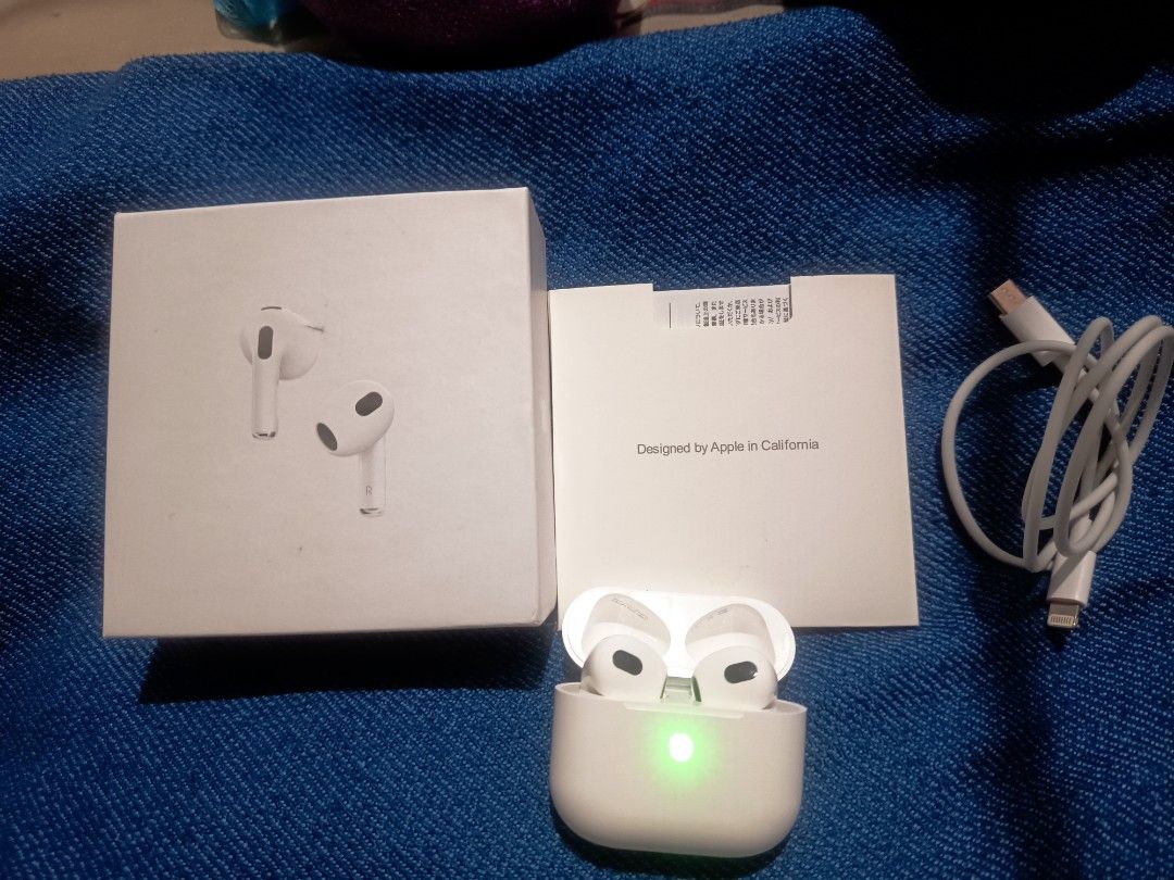 Apple AirPods Pro 3 with Charging Case (Category: Earphones) located in Leyte. Submitted by freeflower_afcae7 (Listing ID 1453054602, Image 3). Description: - Apple AirPods Pro 3) - Includes charging case and charging cable - Original box and documentation included - Great sound quality - Effective noise cancellation - Seamless pairing with Apple devices.