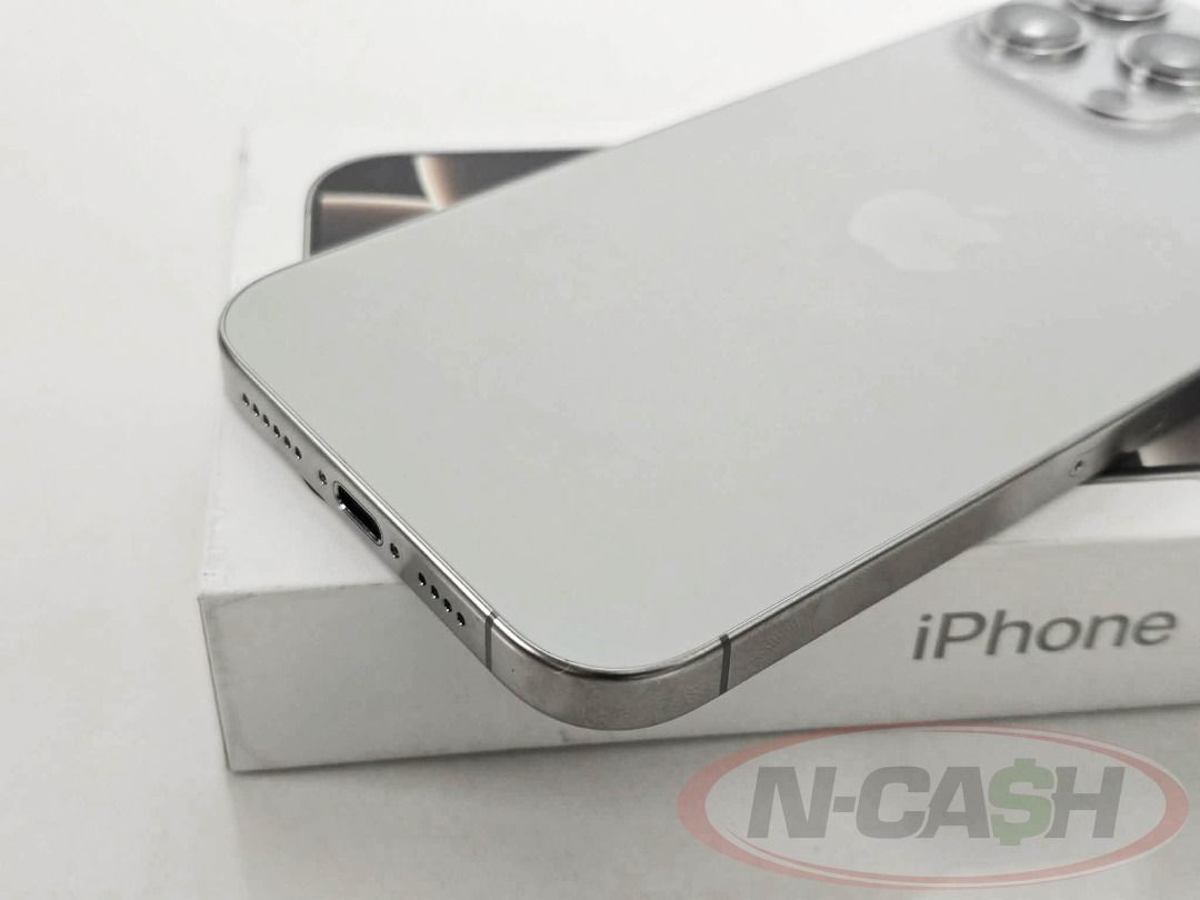Apple iPhone 16 Pro Max 256GB (Category: iPhone 16 Series) located in Quezon City. Submitted by luxury_by_n-cash (Listing ID 1453078666, Image 3). Description: N-Cash Pawnshop "Instant Cash for Bags, Watches, Cars, and Electronics" https://www.ncash-pawnshop-philippines.com/ Apple iPhone 16 Pro Max 256GB MYWY3ZP/A Natural Titanium Local Apple unit. Currently locked to Smart. 9.5 out of 10. Still like new. Battery cycle count of only 27 Complete s