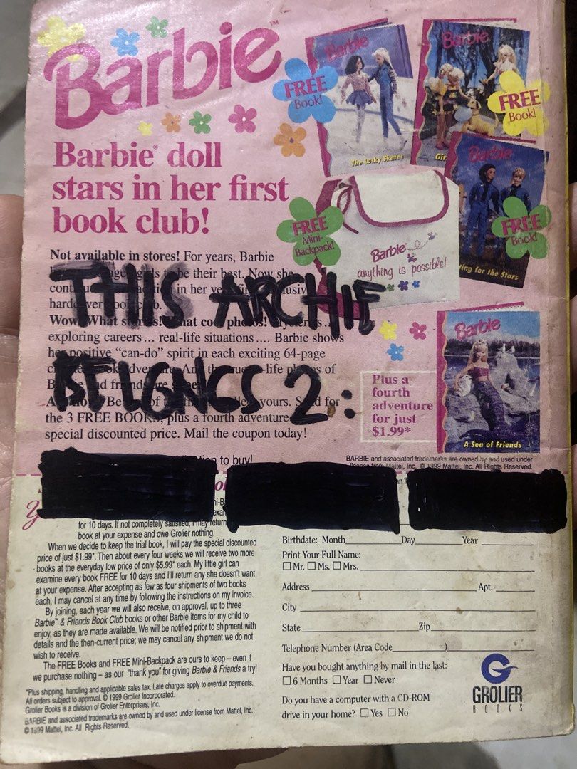 Archie's Double Digest No. 111 Comic Book (Category: Comics & Manga) located in Taguig. Submitted by billpogi23 (Listing ID 1453169317, Image 2). Description: - Archie Double Digest No. 111 - Features Archie and Jughead comic strips - Includes Barbie's Stars in her First Book Club mailer - Ideal for collectors and fans of classic comics - A fun and engaging read.