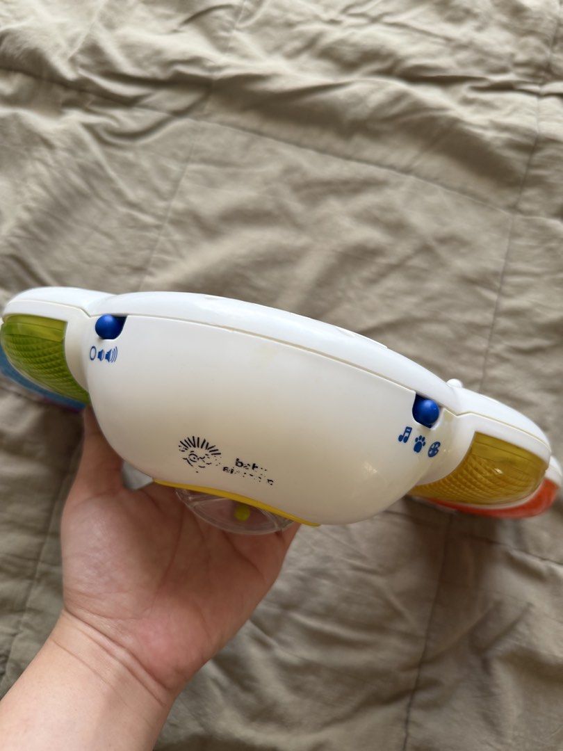 Baby Einstein Rainbow Discovery Arch Musical Toy (Category: Infant Playtime) located in Davao. Submitted by lyscapuno (Listing ID 1453106695, Image 3). Description: - Interactive rainbow arch toy for babies - Lights up and plays music - Features different animals on each color segment - Great for sensory development and tummy time - Battery operated.