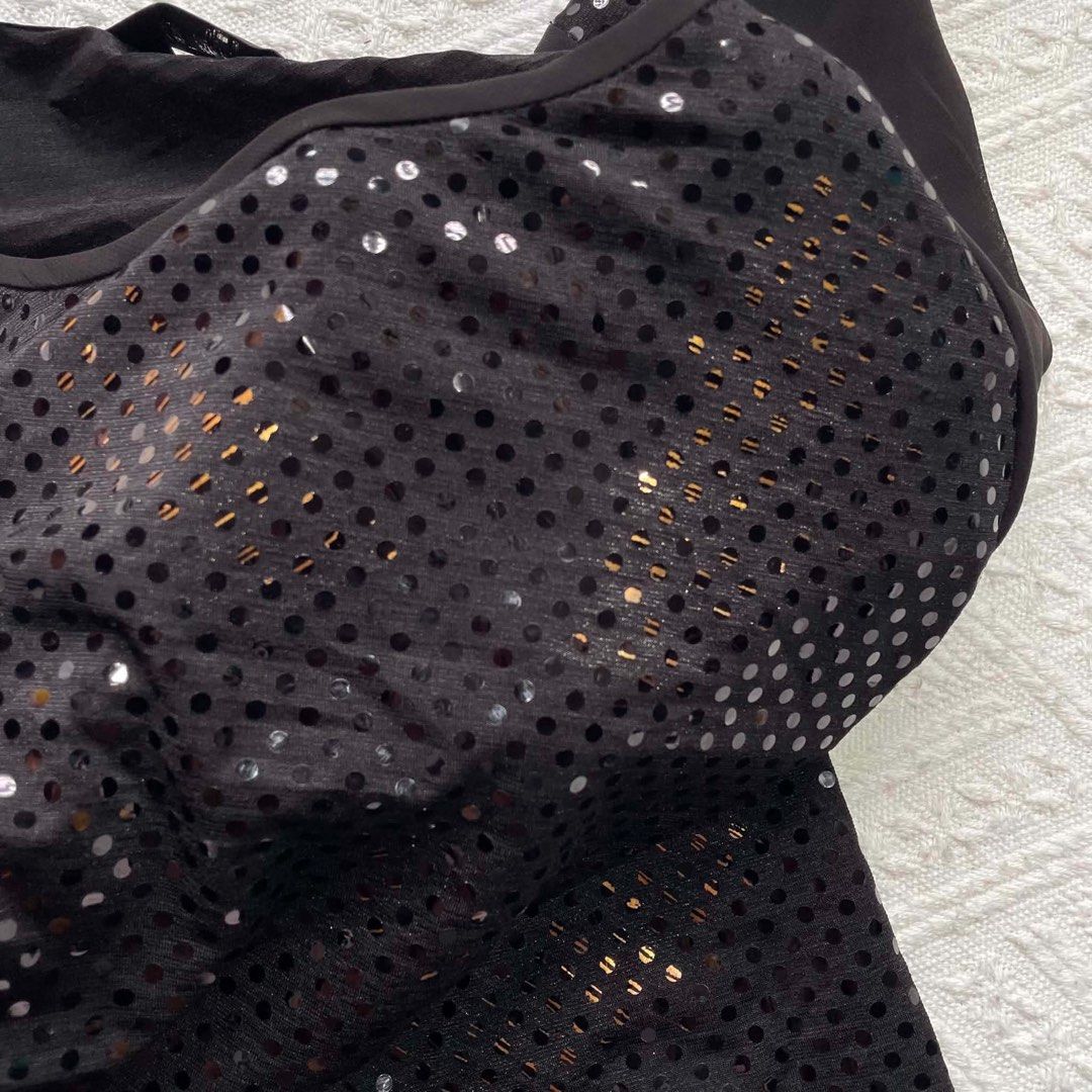 Black Sequin Dress with Fringed Hem (Category: Dresses) located in Manila. Submitted by milkteeth (Listing ID 1453058653, Image 3). Description: fits S-M.