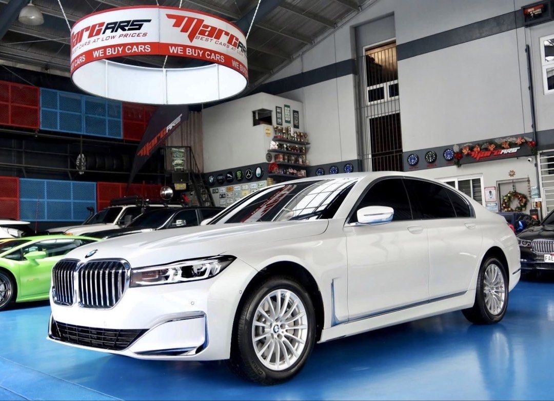 BMW 730i Auto (Category: Used Cars) located in Quezon City. Submitted by marcars_trading (Listing ID 1453067291, Image 3). Description: 2021 BMW 730i Limousine 3.080M (neg) trade in ok GOOD as BRANDNEW! IMMACULATE & SUPER FRESH Condition Must see to believe BASIC DETAILS - 16Tkms ONLY - Complete CASA maintenance & service records at BMW Libis - Complete owner's manual,booklets & spare key - 2.0L 4CYL TwinPower Turbo GAS Engine - 265HP (0-100kph i