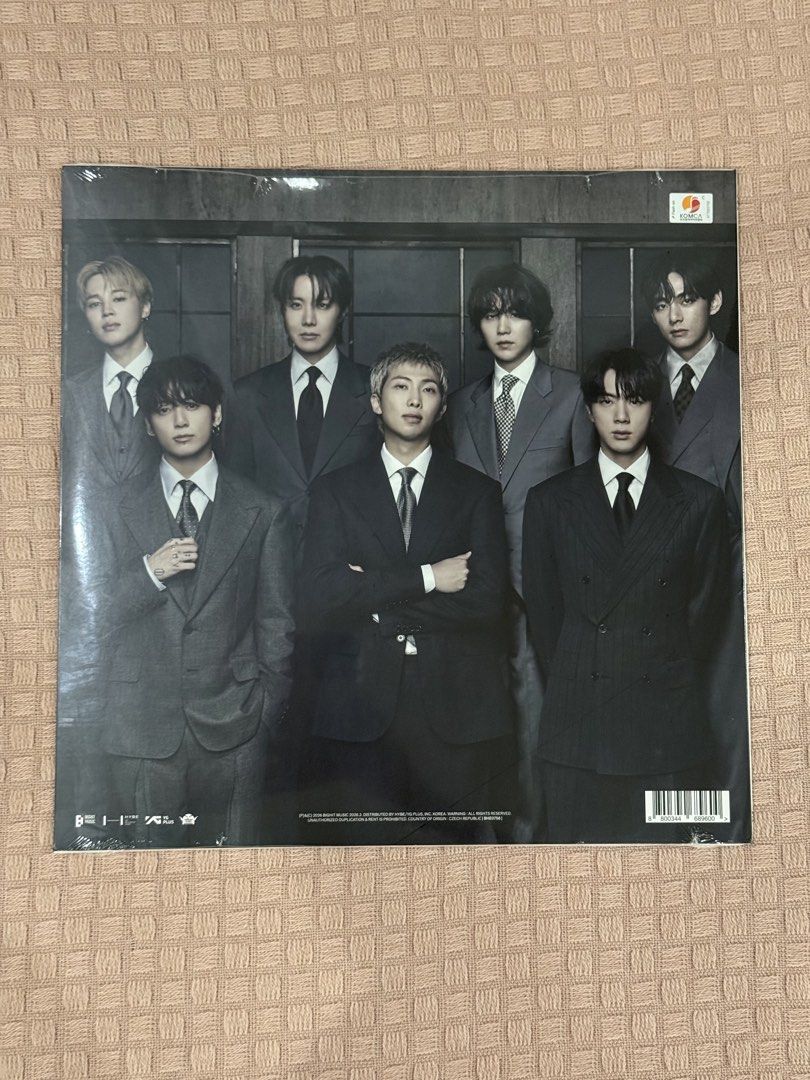 BTS Arirang Standard Vinyl - RM (Category: Vinyls) located in Taytay. Submitted by altascloset (Listing ID 1453092948, Image 2). Description: - On hand, sealed - Featuresw the complete album tracklist. - Cover art displays RM. - Back cover includes all seven BTS members..