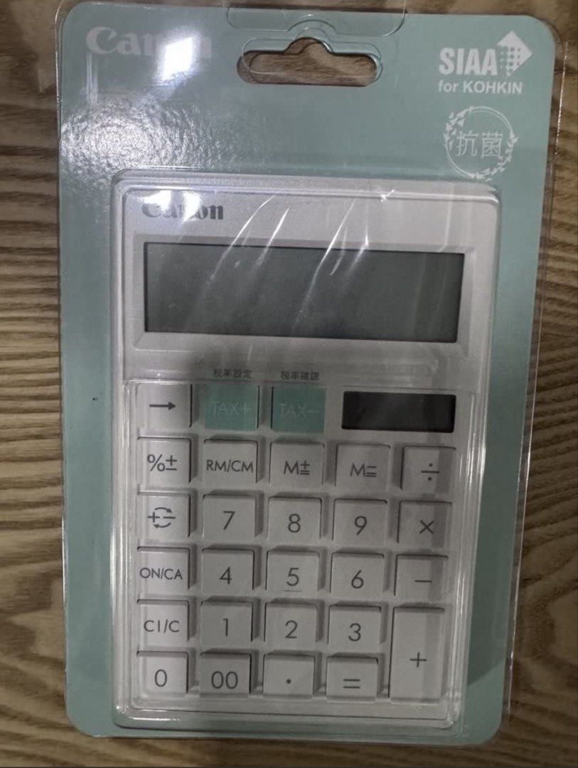 Canon SIA for KOHKIN Calculator (Category: Office & Business Technology) located in Manila. Submitted by decluterthings888 (Listing ID 1453082682, Image 2). Description: - Brand: Canon - Model: SIA for KOHKIN - Color: White - Condition: Brand new, in original packaging - Features: Tax calculation function - Ideal for: Everyday use, office tasks.