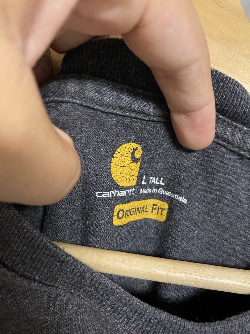 CARHARTT K87 GRAY (Category: Tshirts & Polo Shirts ) located in Cabuyao City. Submitted by ukaythriftshirt (Listing ID 1453186078, Image 2). Description: CARHARTT K87 GRAY EXCELLENT CONDITION LARGE ON TAG BUT FIT TO XLARGE DIMES 24-32 COLOR RATE 9/10 ISSUE DOT ZONROX STAIN CHECK ALL PICS - 650.