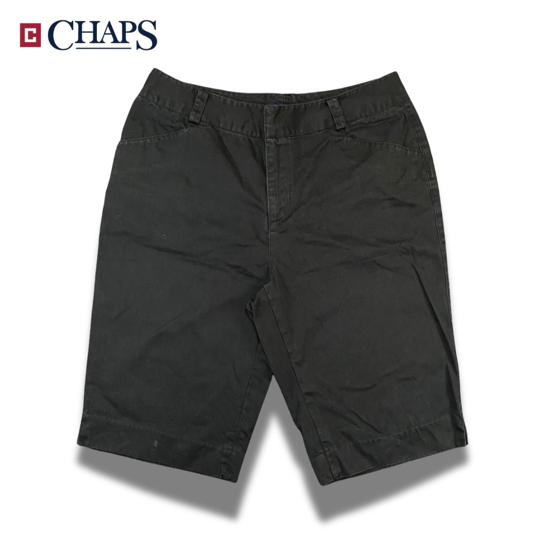 Chaps Black Chino Walking Shorts size 30 (Category: Shorts) located in Valenzuela. Submitted by aplusmnl (Listing ID 1453219478, Image 1). Description: Dimes: ⤵️ On Tag Waist 30 Length 21 Hem 9.