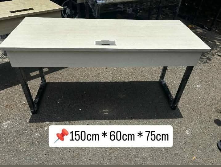 Computer Table with Metal Legs - Various Sizes Available (Category: Tables & Sets) located in Caloocan City. Submitted by urbanfirst (Listing ID 1453212699, Image 1). Description: - Simple and sturdy desk, perfect for work or study. - Available in multiple sizes to fit any space. - Features a clean, spacious surface. - Durable metal legs ensure stability. - Some models include a convenient cable management hole. - Easy to assemble, ideal for home