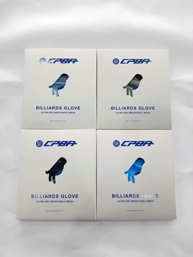 1PC CPBA BILLIARD GLOVES [FOR LEFT HAND] / BILLIARD ACCESSORIES (Category: Billiards and Bowling) located in San Pablo. Submitted by reyesbilliardsandaccessories_ (Listing ID 1453102102, Image 3). Description: CPBA BILLIARD GLOVES Product details: ▶️Competition-level five-color options (left) + versatile black (right) Three-finger cutting piece design. ▶️Precisely matches the movement requirements of the thumb/index finger/middle finger Full code