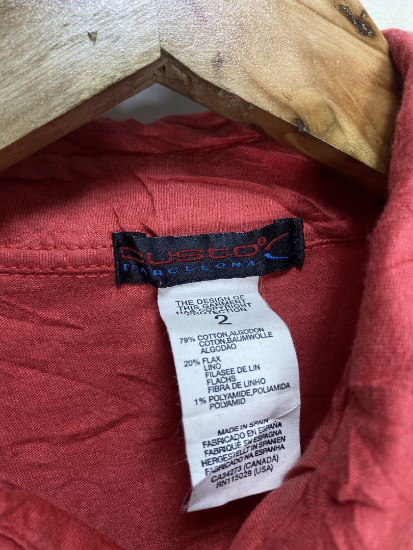 Custo barcelona collar dress blouse (Category: Others Tops) located in Surigao. Submitted by ricsons (Listing ID 1453111213, Image 3). Description: Size 2 19x28 9.8/10 color rate No issue.