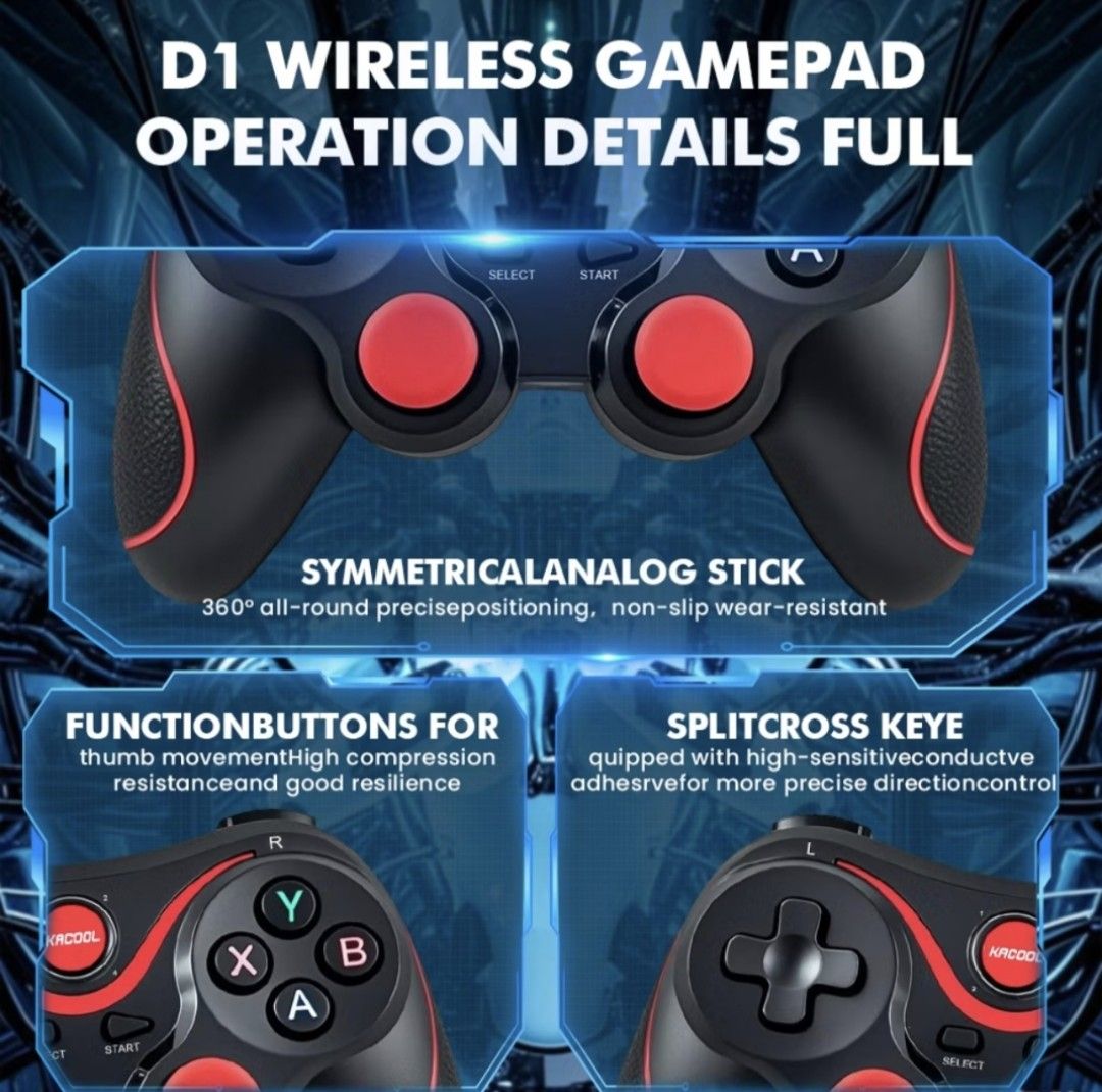 D1 Wireless Bluetooth Gaming Gamepad Controller For Android And iOS Controller For PC Gaming Console (Category: Controllers) located in Malaybalay. Submitted by jayllie (Listing ID 1453126839, Image 3). Description: ‼️ PLEASE READ THE DESCRIPTION FIRST ‼️ •Use to play Love and Deepspace on a Laptop, now selling because I got a New Phone. 📌 First Time Selling – Please be kind and patient. Thank you for your understanding! 📚 RFS: Raising funds fo