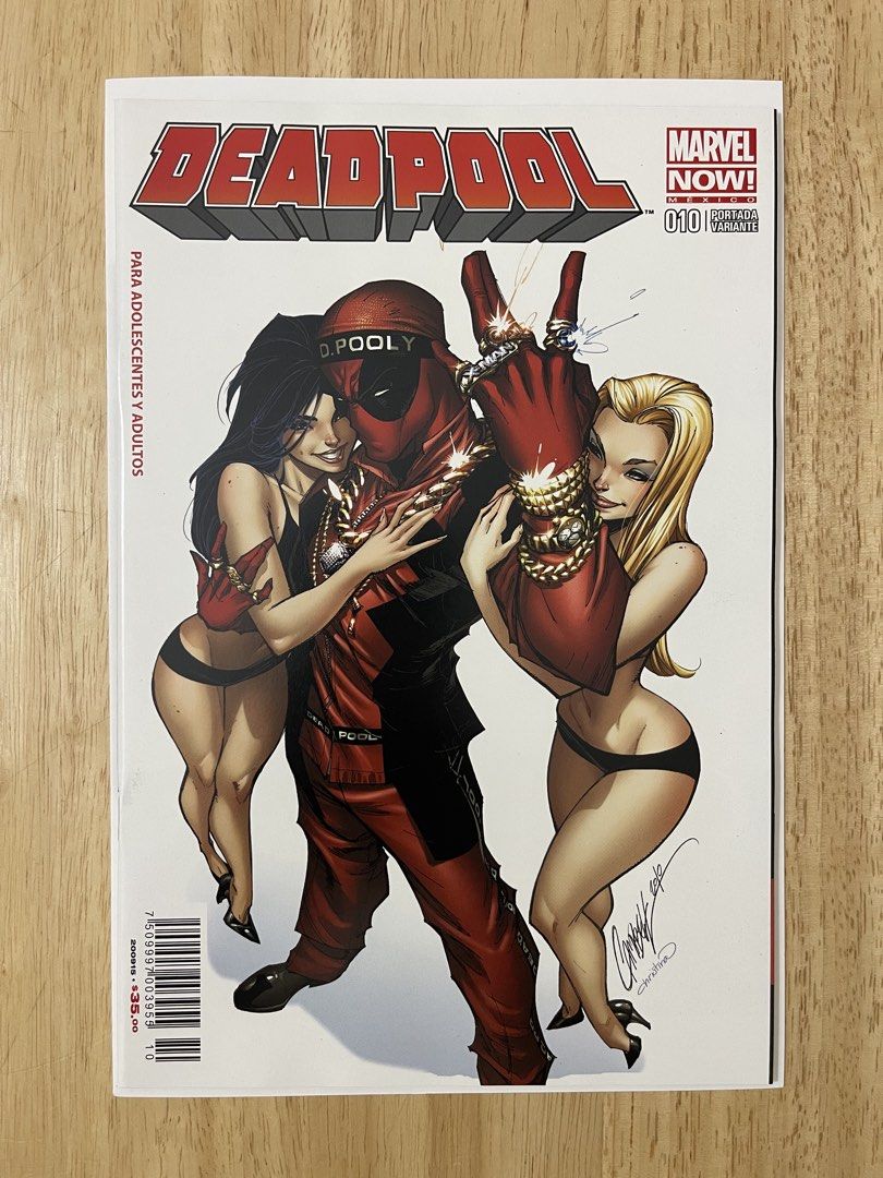 Deadpool #10 Mexico La Mole Variant (2010) J Scott Campbell HTF!! (Category: Comics & Manga) located in Taguig. Submitted by DLE_CoversandKeys (Listing ID 1453148766, Image 1). Description: Selling my Deadpool #10 Mexico La Mole Variant (2010) J Scott Campbell HTF!! Please see attached pics and let me know if there’s questions. Thanks! This Book will be shipped securely. Mode of Payment: GCash / BDO /BPI Bank Transfer Shipping Couriers: Lalamove/