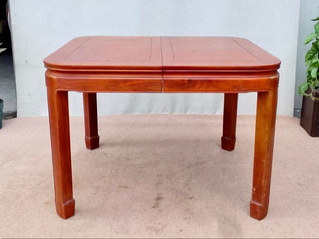 Dining Table (Category: Tables & Sets) located in Meycauayan. Submitted by marygracecasimiro (Listing ID 1453196706, Image 2). Description: Solid Wood Dining Table 35”L x 35”W x 28”H Php 5,500🩷.