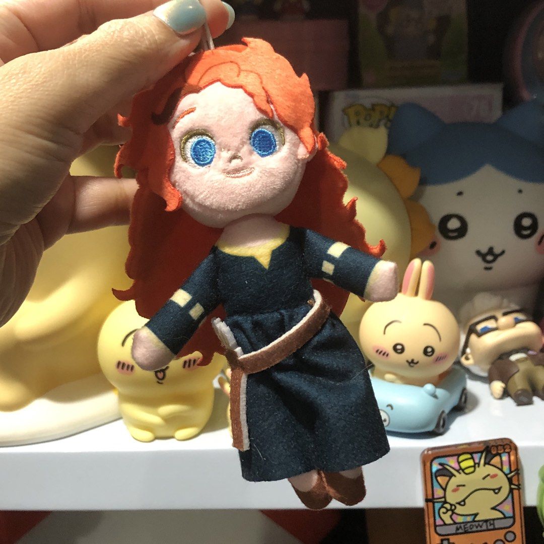 DISNEY PIXAR 100 MERIDA BRAVE SOFT PLUSH CHARM (Category: Plushies & Soft Toys) located in Quezon City. Submitted by kitsune.treasures (Listing ID 1453132709, Image 1). Description: *First to pay policy! *1 day reservation only. Failure to pay on time, auto cancel. 📍Quezon City * MOD: J&T | Lalamove * MOP: GCASH | BPI 📦ON HAND AND READY TO SHIP! CONDITION: WHAT YOU SEE IS WHAT YOU GET. Dimensions: Kindly check the photos for the actual measurem