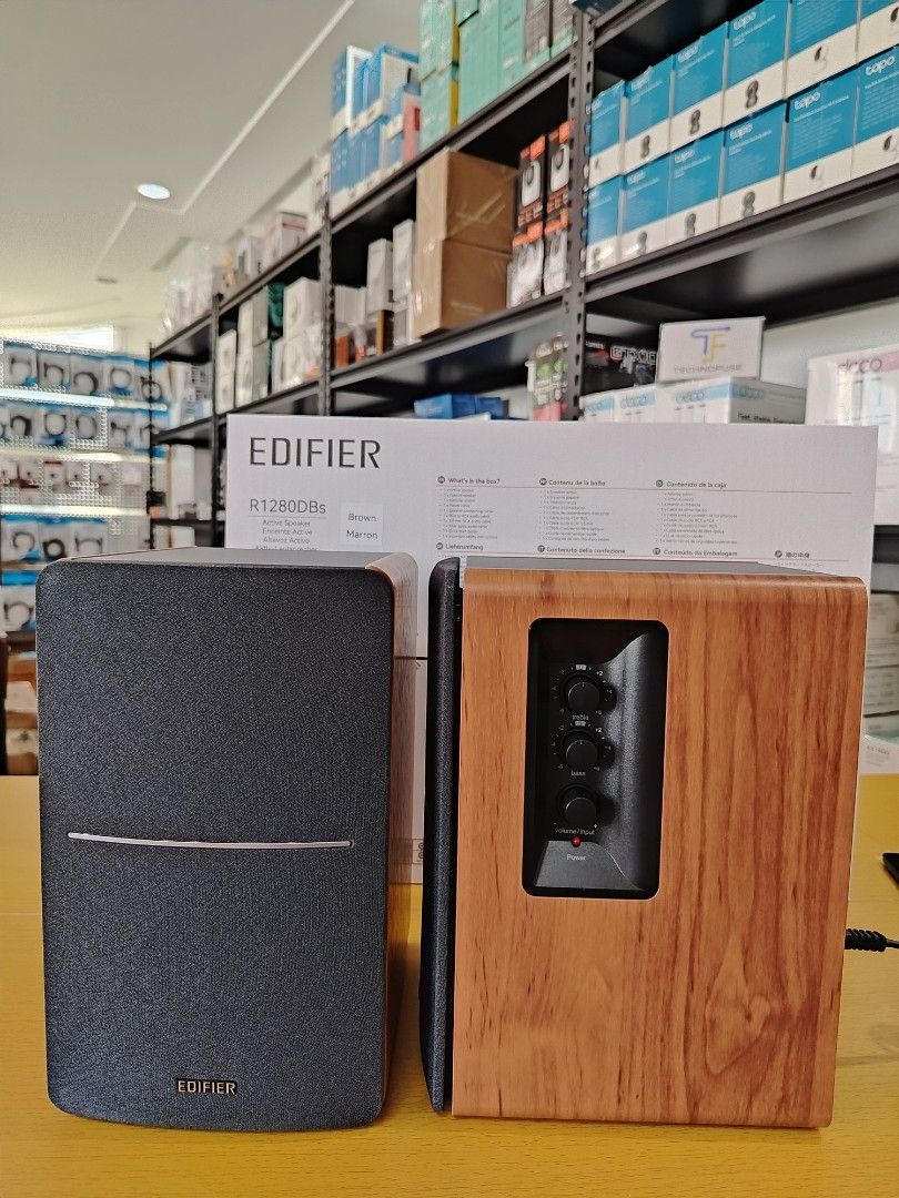 Edifier R1280DBs Brown Active Bluetooth Bookshelf Speaker w/ Subwoofer Output (Category: Soundbars, Speakers & Amplifiers) located in Pasig City. Submitted by mahara1624 (Listing ID 1453194048, Image 3). Description: ✓Brand-new ✓1yr warranty 7days replacement ✓with physical store ✓brand-new we accept bulk-order 💯store registered original items ✓WE ACCEPT NIGHT TIME DELIVERIES 🏭Location: pasig shaw blvd 🚪open monday to sunday.