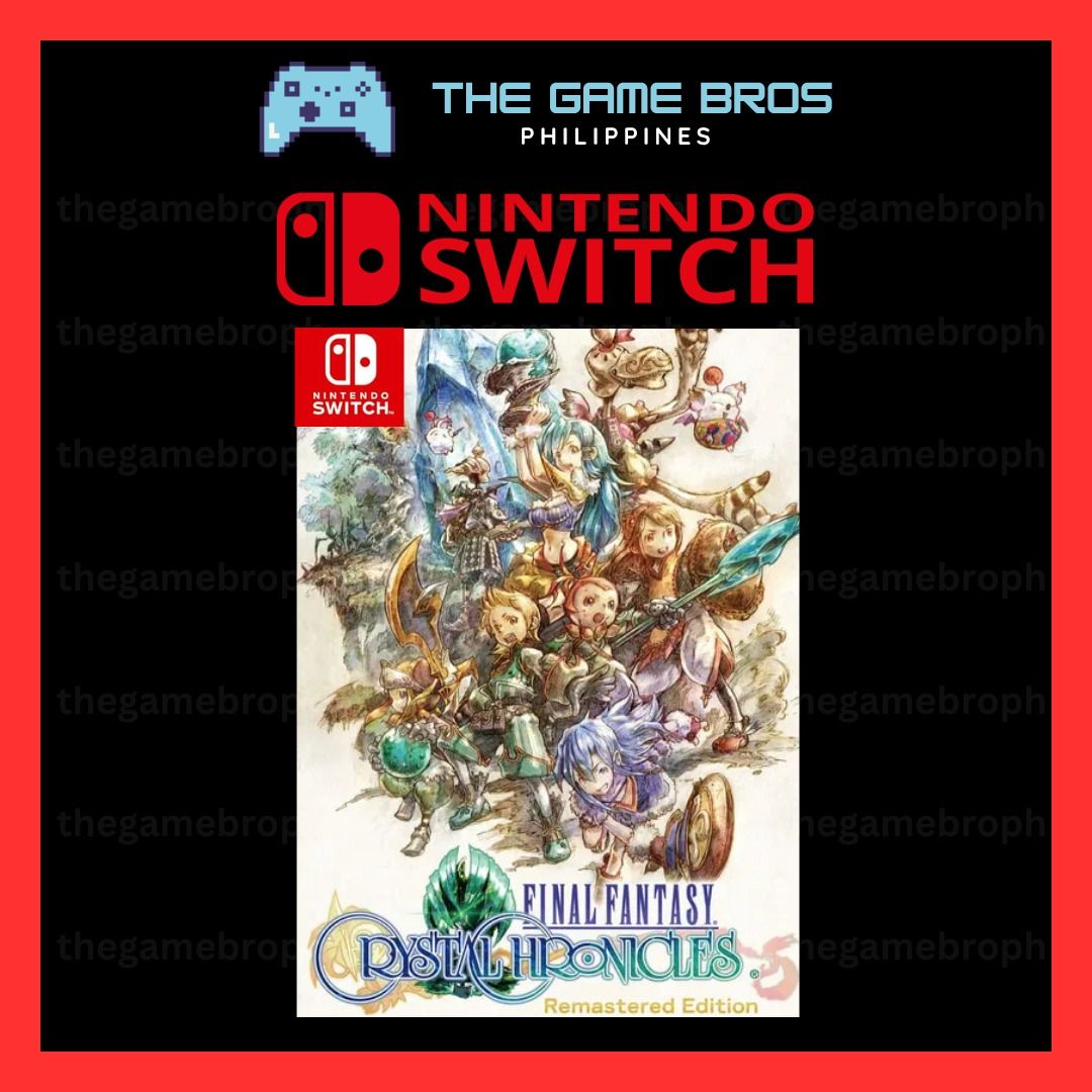FINAL FANTASY CRYSTAL CHRONICLES Remastered Edition (Nintendo Switch) Digital Game (Category: Nintendo) located in Manila. Submitted by thegamebroph (Listing ID 1453213674, Image 1). Description: 🔥 FEATURES 🔥 ✅ 100% SAFE and LEGAL games bought from Nintendo eShop ✅ ✅ 100% STABLE and RELIABLE !!! ✅ ✅ Not require to MODIFY your console ✅ ✅ Warranty provided✅ ✅ Instant Delivery*✅ ✅ Simple & Details Installation Guide Provided✅ ✅ 99% of all games a