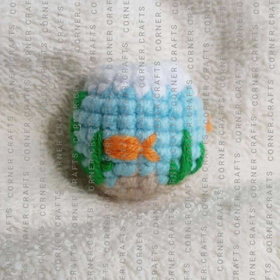 fish bowl crochet keychain (Category: Handmade Craft) located in Manila. Submitted by corner.crafts (Listing ID 1453104944, Image 1). Description: *available for pre order. *we ship within 7 to 14 days. or more depending on the amount of orders and current workload *we accept rush orders with additional fees. *mop:gcash we also customize crochet keychains! send us a message for more info😊.