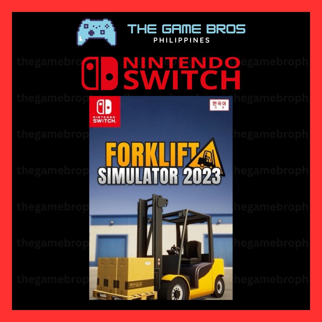 Forklift Simulator 2023 (Nintendo Switch) Digital Game (Category: Nintendo) located in Manila. Submitted by thegamebroph (Listing ID 1453223323, Image 1). Description: 🔥 FEATURES 🔥 ✅ 100% SAFE and LEGAL games bought from Nintendo eShop ✅ ✅ 100% STABLE and RELIABLE !!! ✅ ✅ Not require to MODIFY your console ✅ ✅ Warranty provided✅ ✅ Instant Delivery*✅ ✅ Simple & Details Installation Guide Provided✅ ✅ 99% of all games available on Nintendo eShop✅ 