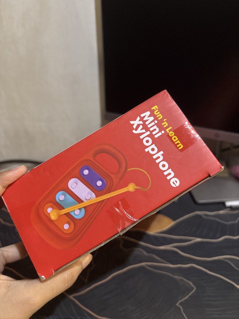 Fun 'n Learn Mini Xylophone Toy (Category: Infant Playtime) located in Manila. Submitted by preloved.keeem (Listing ID 1453057759, Image 3). Description: - Brand new mini xylophone toy - RFS: got 2 as a gift .