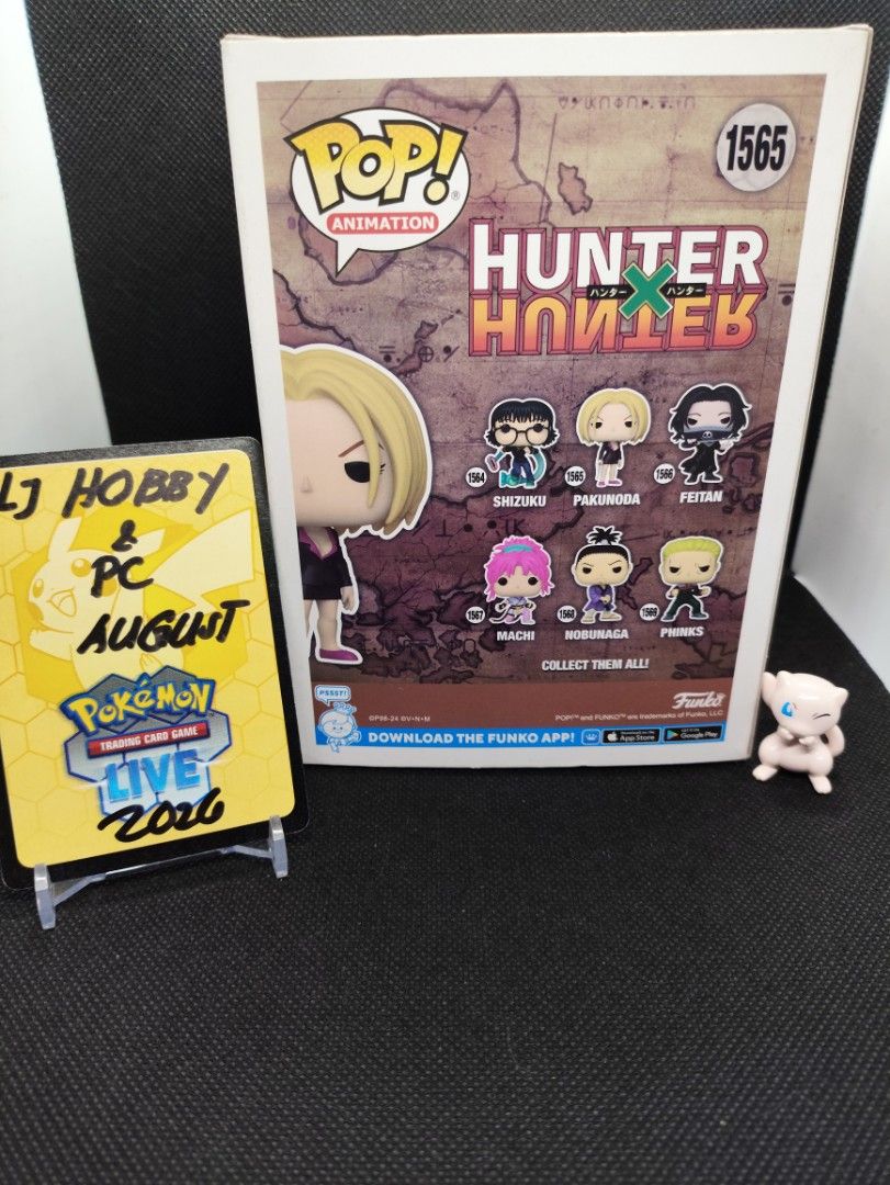 Funko Pop Animation Hunter x Hunter Pakunoda #1565 (Category: Figurines & Statues) located in Mandaluyong City. Submitted by ljhay029 (Listing ID 1453143202, Image 2). Description: - Funko Pop Figure: Pakunoda - Series: Hunter x Hunter - Model Number: 1565 - Collection: Animation Series - Condition: Brand new, still in original packaging - Ideal for: Anime collectors, Hunter x Hunter fans.