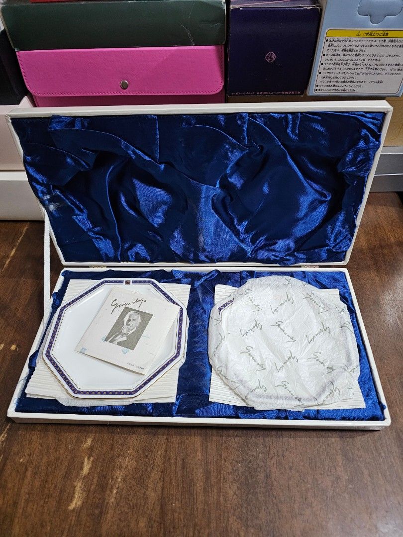 GIVENCHY Octagon Cake Plates - 5 pcs (Category: Dinnerware & Cutlery) located in Quezon City. Submitted by senyoramaria (Listing ID 1453228354, Image 1). Description: GIVENCHY Octagon Cake Plates 5.75 inches 5 pcs Brandnew with box..