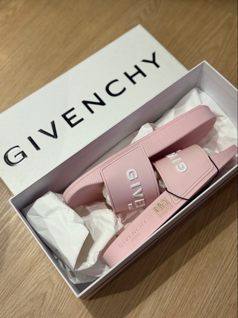 Givenchy slides (Category: Sneakers & Footwear) located in Quezon City. Submitted by jvll_88 (Listing ID 1453150186, Image 2). Description: Brand new Givenchy slides with box and authenticity card. .