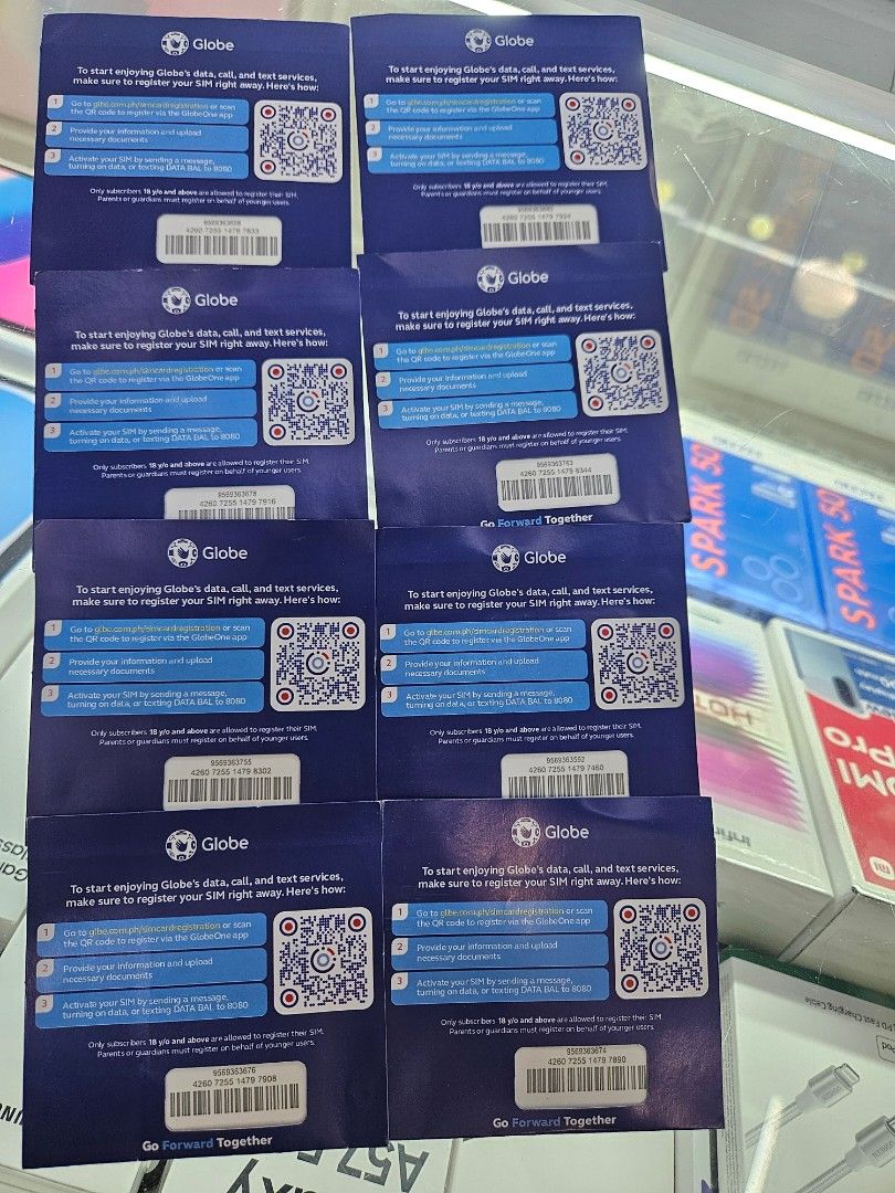 Globe Sim (Category: Sim Cards) located in San Juan City. Submitted by rjean02 (Listing ID 1453066845, Image 3). Description: 300 each.