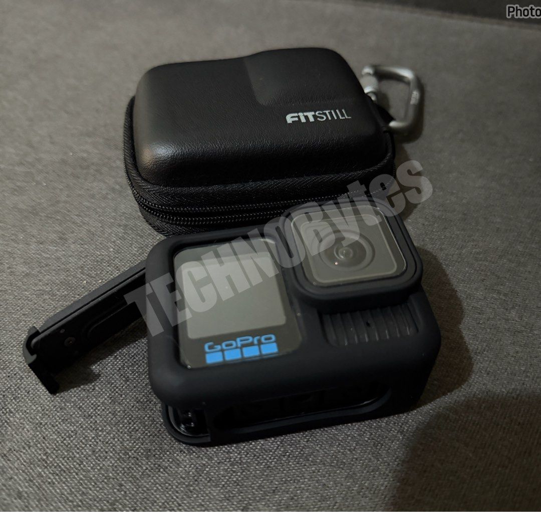 GoPro Hero 13 (Category: Video Cameras) located in Pasig City. Submitted by technobytes (Listing ID 1453220382, Image 1). Description: • Black • 99% smooth • Good as new • No hidden issue • With screen protector installed, 128GB sd card, and case.