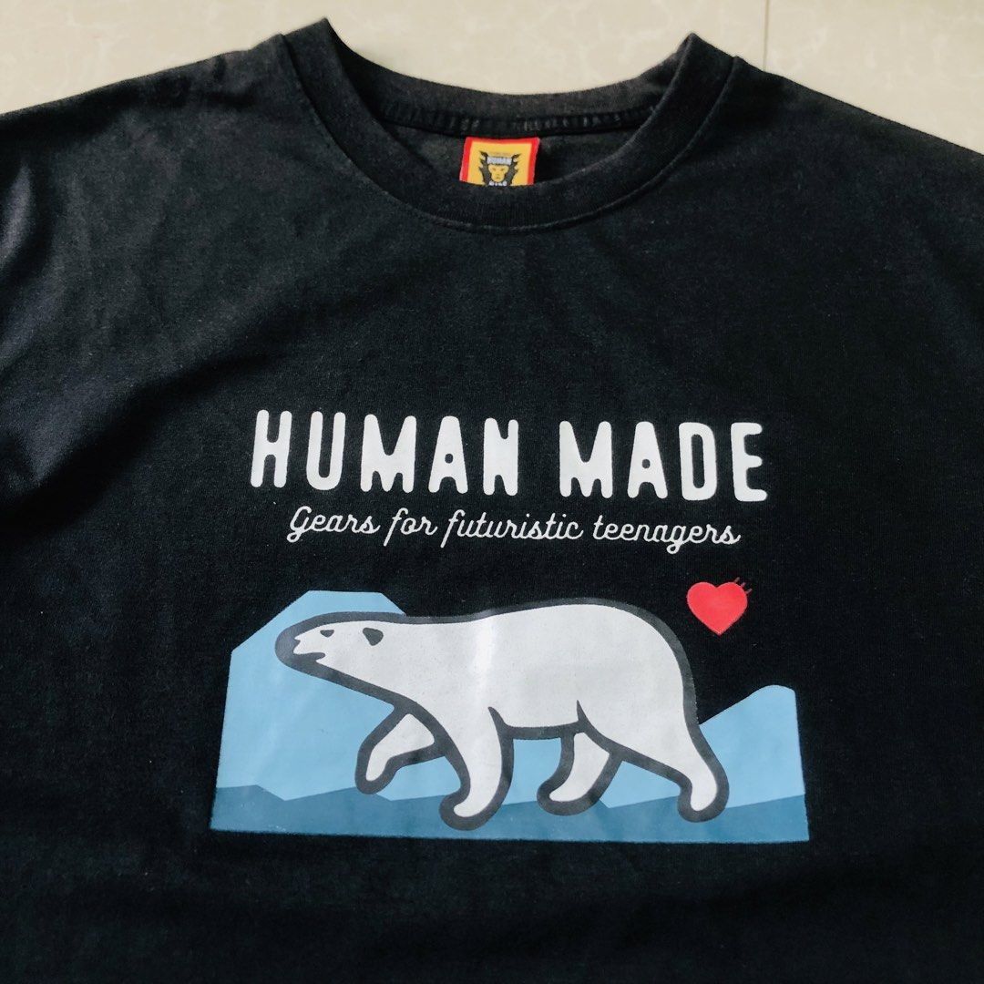 Human made (Category: Tshirts & Polo Shirts ) located in Samal. Submitted by rj_thrift (Listing ID 1453121419, Image 2). Description: Size xl on tag 23x29 8.5/10 color rate.