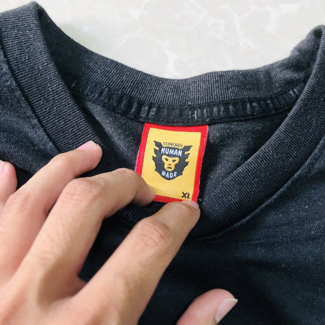Human made (Category: Tshirts & Polo Shirts ) located in Samal. Submitted by rj_thrift (Listing ID 1453121419, Image 3). Description: Size xl on tag 23x29 8.5/10 color rate.