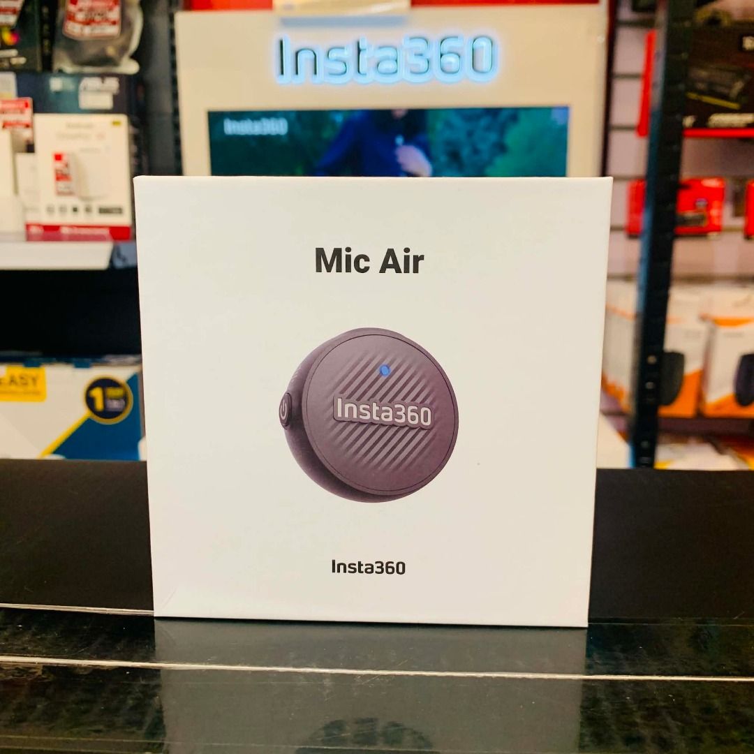 Insta360 Mic Air Wireless Microphone (Category: Microphones) located in Caloocan City. Submitted by swiftdeer.cf08f3 (Listing ID 1453069087, Image 1). Description: - Insta360 Mic Air: Wireless microphone - Delivers clear and crisp audio - Compact and portable design - Ideal for vlogging and content creation - Simple and easy to use.