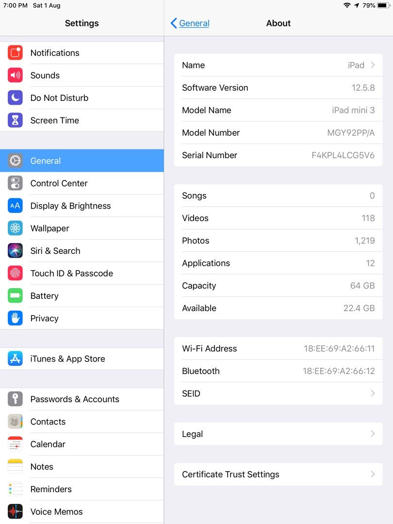 Ipad Mini 3 64gb (Category: iPad) located in Manila. Submitted by penguinnyx (Listing ID 1453161344, Image 3). Description: - iPad Mini 3 (price is negotiable if sure buyer) - 64GB - Gold - I will give you a new lightning cable and adapter (cable is original, adapter just anker) - have minor dents on the sides - Meetup available at Robinsons Otis, Manila.