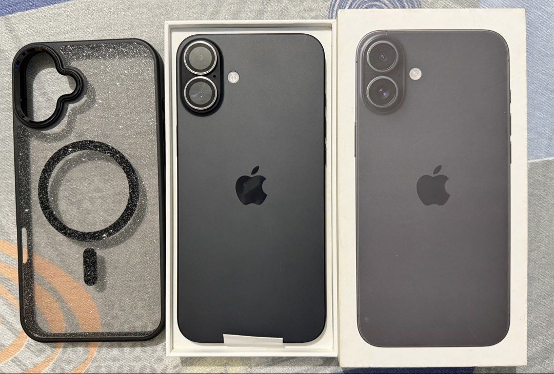 IPHONE 16 PLUS (Category: iPhone 16 Series) located in Santa Rosa. Submitted by joycemilla_quin (Listing ID 1453209253, Image 3). Description: 📱IPHONE 16 PLUS 💰♻️ For Sale or Swap Details📝 ▪️128GB 97BH ▪️Activated last September 2025 ▪️GLOBE / TM LOCKED ▪️NO ISSUES ▪️Super Smooth Inclusion📝 ✔️Box same IMEI ✔️Case ✔️Unit ✔️Original Chord 37,500💰 38,500 ♻️ 📍Santa Rosa Laguna.