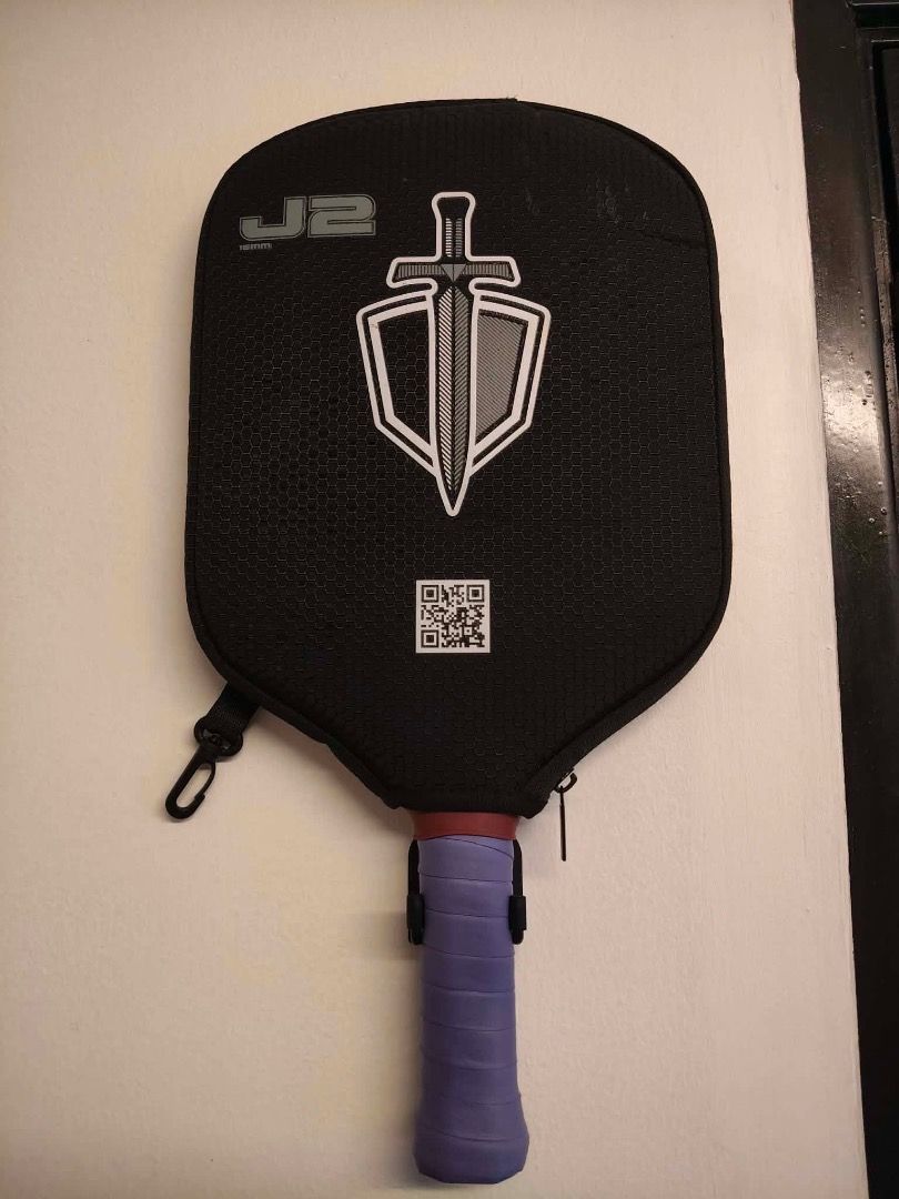 J2K Sword & Shield 16mm Pickleball Paddle (Category: Racket and Ball Sports) located in Plaridel. Submitted by rubyarcea (Listing ID 1453136751, Image 3). Description: FOR SALE ❗️ Honolulu Pickleball Company J2K+ Paddle ₱8,000 nego • Sword & Shield Model • Bought from Pickle Lab SM North Edsa for ₱11,000 last February. • 16mm Thick • Includes Protective Paddle Cover • Has an over grip and edge tape • 9.0/10 condition, used only 3 times a month in