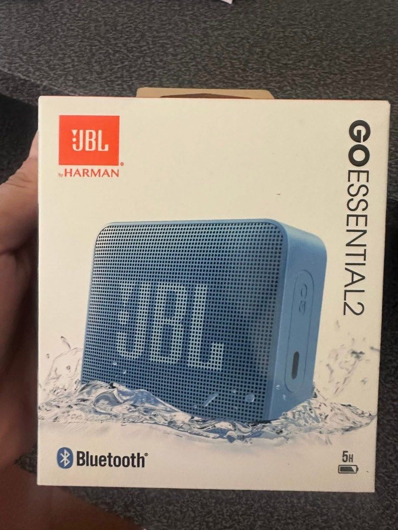 JBL Go Essential 2 (Category: Soundbars, Speakers & Amplifiers) located in Las Pinas. Submitted by UNQUARANTINED (Listing ID 1453129897, Image 1). Description: Color:Blue Gray.