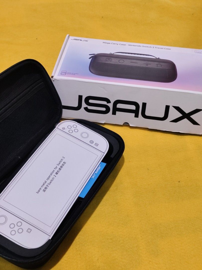 JSAUX Nintendo Switch Mega Carry Case & Protective Case (Category: Nintendo) located in Balanga. Submitted by xandreiiii (Listing ID 1453053058, Image 3). Description: REPRICED! 1K NALANG PO GET NIYO NA PLS Posting for a friend! Baka someone is interested heree, need funds lang for allowancee JSAUX Nintendo Switch 2 Protective Case JSAUX Nintendo Switch 2 Mega Carry Case (can hold up to 20 game cardsss) never been used po! selling it for 1.3k nal