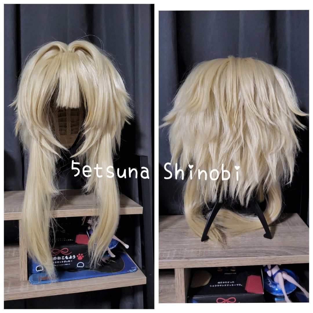 Lumine wig (previously styled) (Category: Sets or Coordinates) located in Quezon City. Submitted by 5etsuna (Listing ID 1441696587, Image 1). Description: Lace type with hooks.