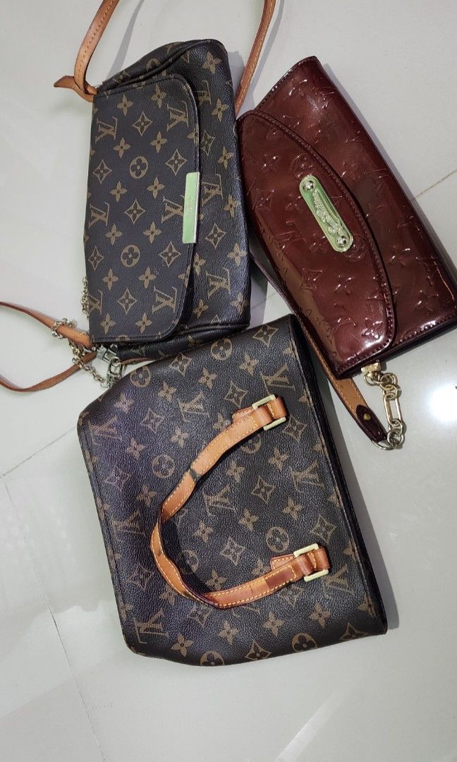 LV bundle (Category: Luxury Bags & Wallets) located in Las Pinas. Submitted by preloved_korea (Listing ID 1453126211, Image 1). Description: sign of use, coded/no code gold hardwares.